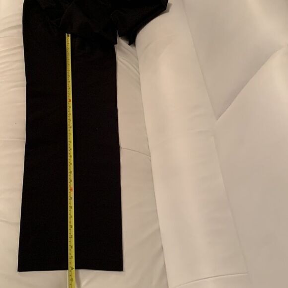 BCBG Rayon Blend Straight Leg Lightweight Black Pants Size 14 - Picture 5 of 13